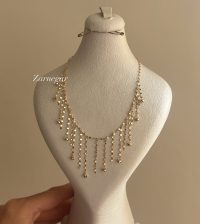 گردنبند شرابه ای گوی دار