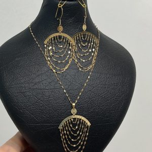 نیم ست شرابه ای