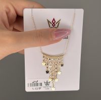 گردنبند شرابه و گل