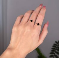انگشتر ونکلیف مشکی