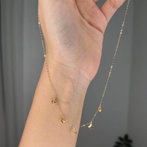 گردنبند قلب و پروانه
