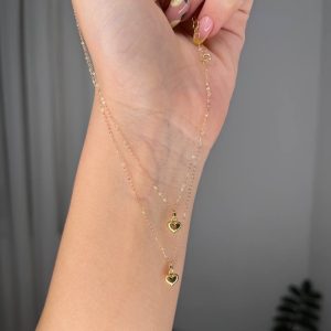 گردنبند قلب دامله