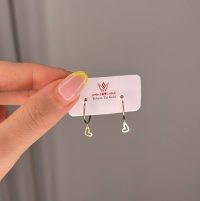 گوشواره حلقه ای قلب