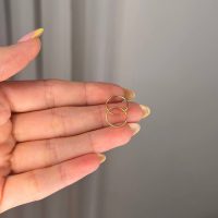 گوشواره حلقه ای ساده