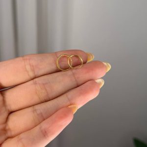 گوشواره حلقه ای ساده