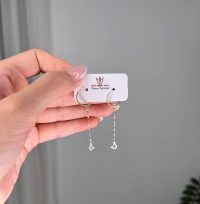 گوشواره آویز پروانه