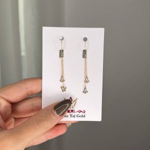 گوشواره آویزی پروانه 3